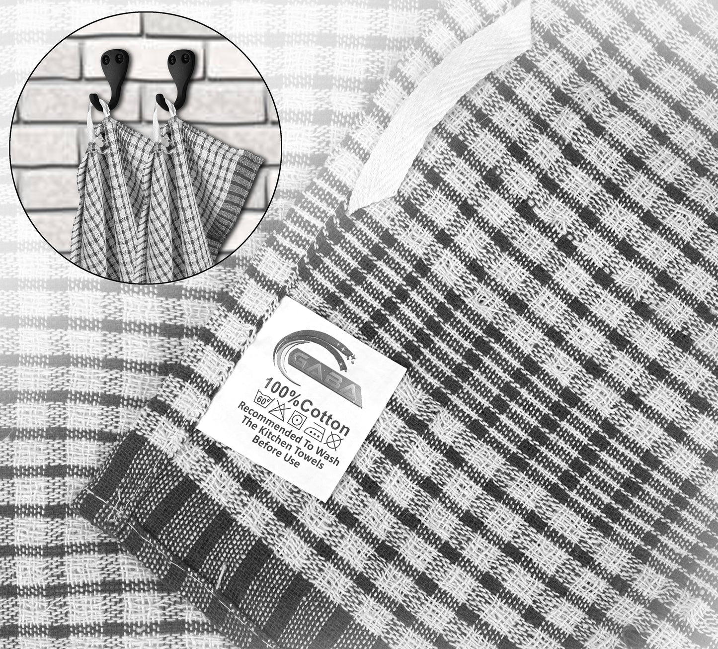Check Style Tea towel