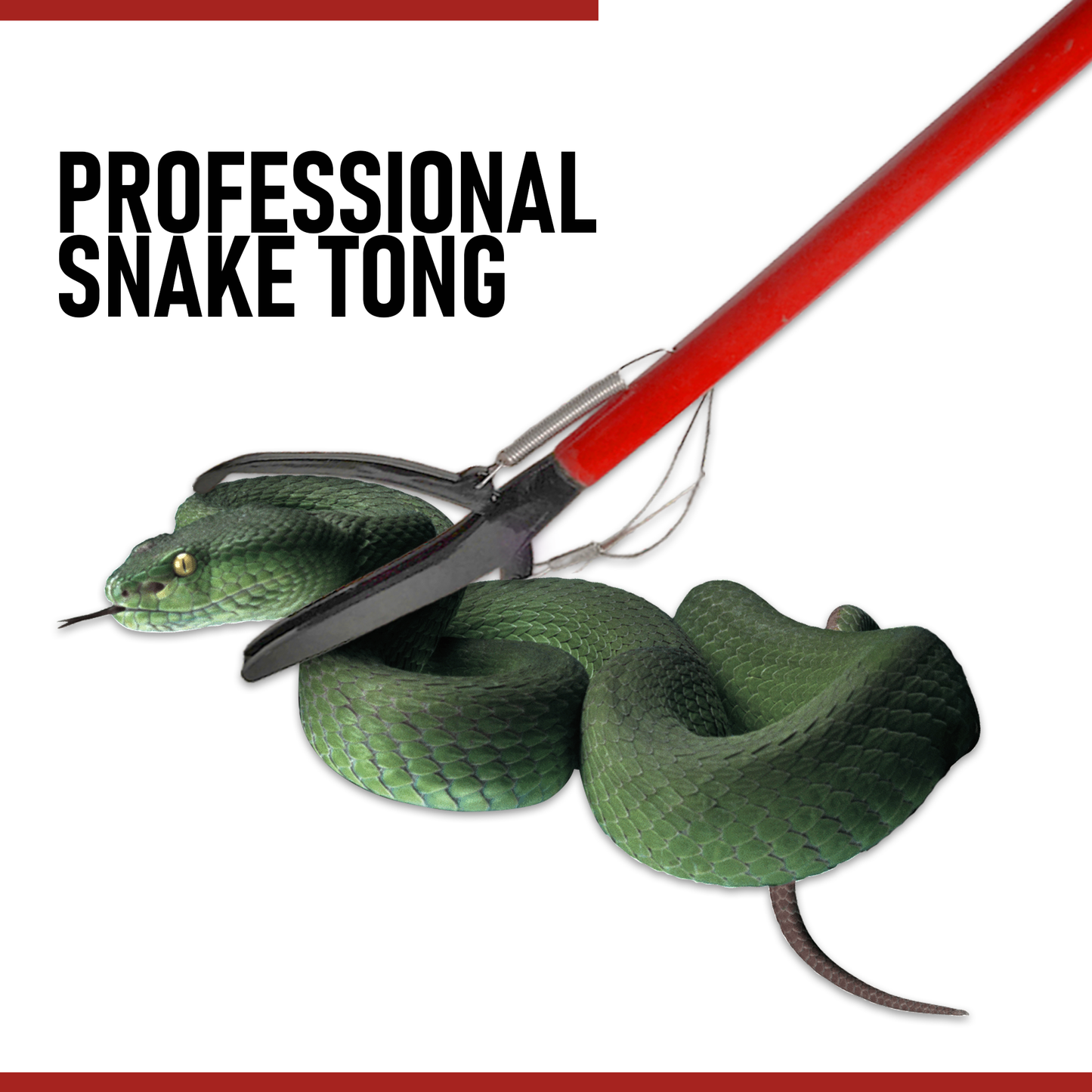 GABA Snake Grabber Tool 72inches Professional extra heavy duty foldable stainless steel snake catcher tool picker snake stick reptile grabber snake holding tongs with lock