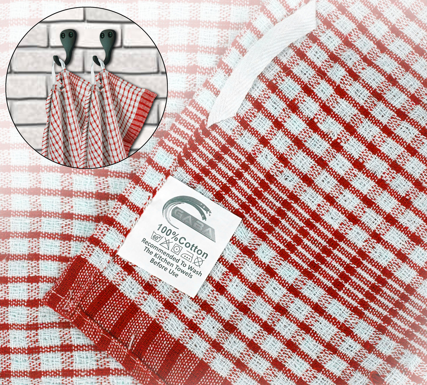 Red Jumbo Towels