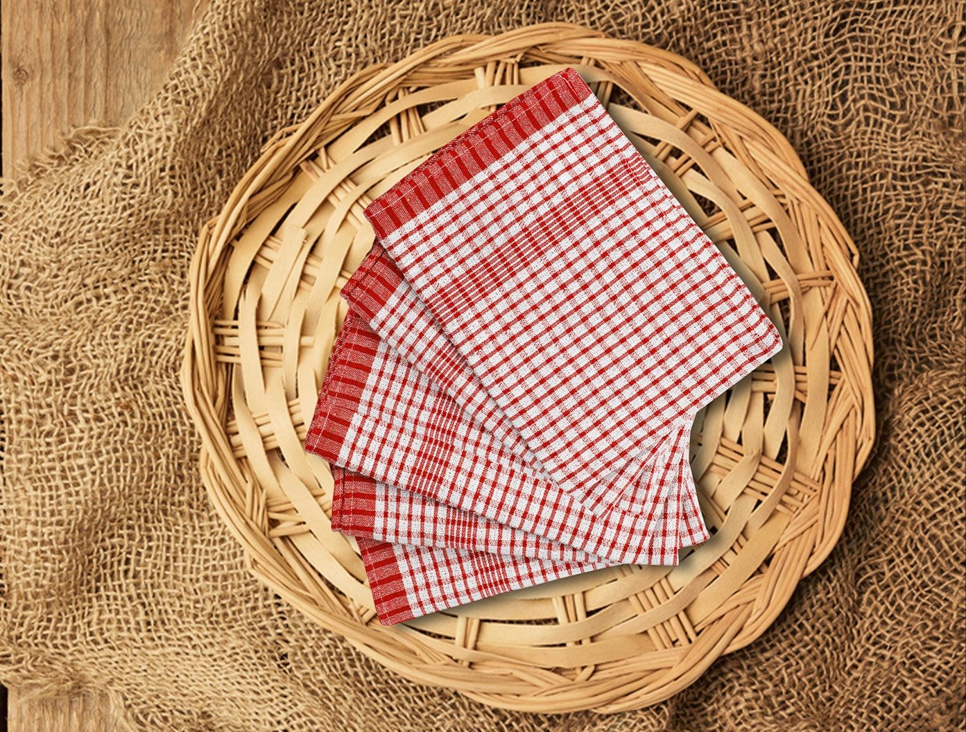 Red Tea Towels