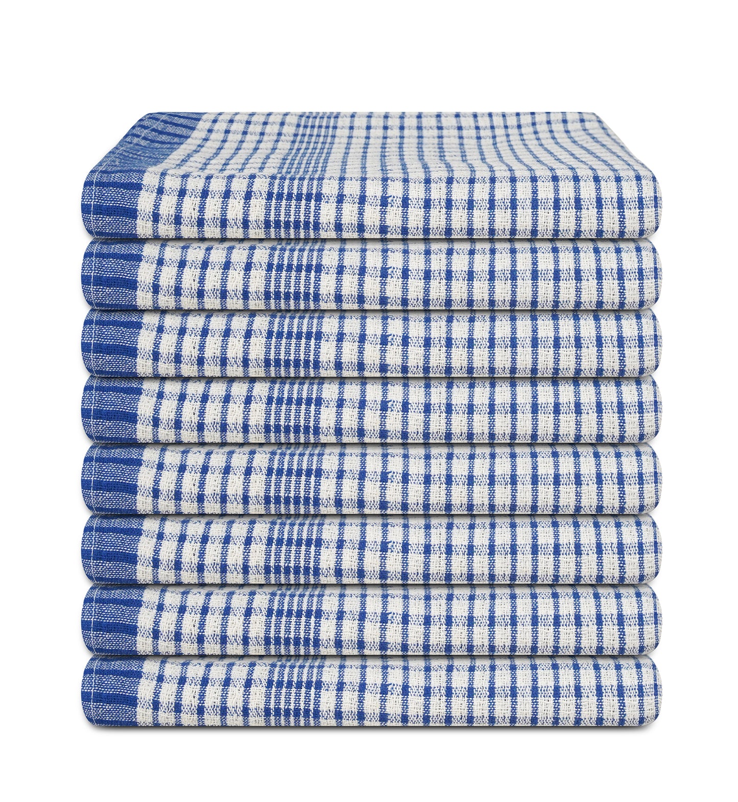 Jumbo Tea Towels 60x90cm – Durable Checked Cotton Kitchen Cloths Set