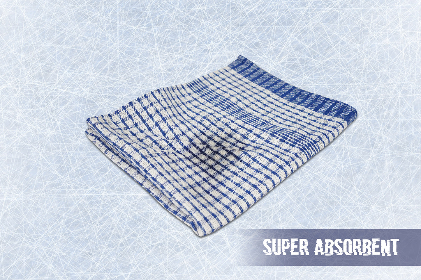 Blue Jumbo Tea Towels 60x90cm – Absorbent Cotton, Quick-Drying & Durable .