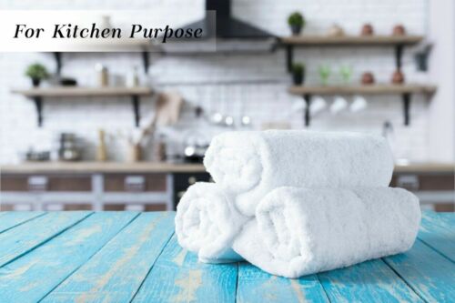 Ultra Absorbent Turkish Terry Tea Towel – White