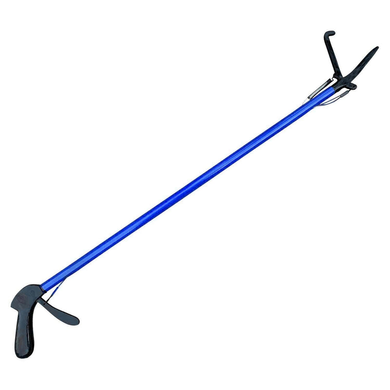 GABA Snake Grabber Tool 40inches Blue Professional extra heavy duty foldable stainless steel snake catcher tool picker snake stick reptile grabber snake holding tongs with lock