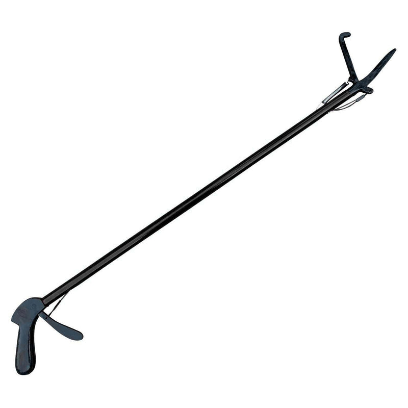 GABA Snake Grabber Tool 40inches. Black Professional extra heavy duty foldable stainless steel snake catcher tool picker snake stick reptile grabber snake holding tongs with lock