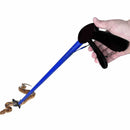 GABA Snake Grabber Tool 40inches Blue Professional extra heavy duty foldable stainless steel snake catcher tool picker snake stick reptile grabber snake holding tongs with lock