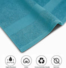 GABA 2PCS Large Bath Sheets, 100% Cotton Towels, 70 x 140 cm,  Soft Bath Towels, Egyptian Cotton & Super Absorbent, Quick Dry, Perfect Bathroom Towels for Daily Use (Turquoise)