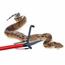 GABA Snake Grabber Tool 40inches Black, Blue, Silver, Red Professional extra heavy duty foldable stainless steel snake catcher tool picker snake stick reptile grabber snake holding tongs with lock