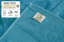 GABA 2PCS Large Bath Sheets, 100% Cotton Towels, 70 x 140 cm,  Soft Bath Towels, Egyptian Cotton & Super Absorbent, Quick Dry, Perfect Bathroom Towels for Daily Use (Turquoise)