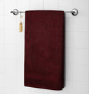 GABA 2PCS Large Bath Sheets, 100% Cotton Towels, 70 x 140 cm,  Soft Bath Towels, Egyptian Cotton Super Absorbent, Quick Dry, Perfect Bathroom Towels for Daily Use (Burgundy)