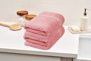 2x Pink Luxury Jumbo Bath Sheets 100% Cotton Extra Soft Shower Body Towels 90 x 180 cm