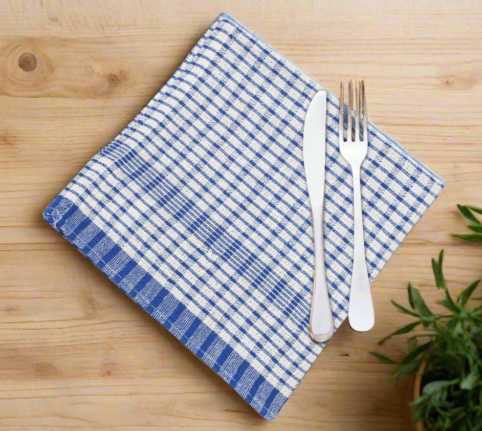 Blue Jumbo Tea Towels 60x90cm – Absorbent Cotton, Quick-Drying & Durable
