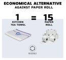 Rich Cotton Dish Wash Kitchen Tea Towels High Absorbance Kitchen Towels Set. Pack of 5,10,20,30,40,50,60,100,200.