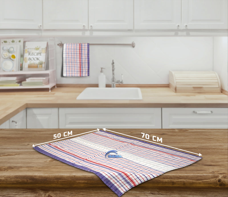 Rich Cotton Dish Wash Kitchen Tea Towels High Absorbance Kitchen Towels Set. Pack of 5,10,20,30,40,50,60,100,200.