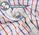 Rich Cotton Dish Wash Kitchen Tea Towels High Absorbance Kitchen Towels Set. Pack of 5,10,20,30,40,50,60,100,200.