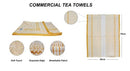 Kitchen Tea Towels JUMBO Size 50x70cm Commercial Grade Heavy Duty 100% Cotton