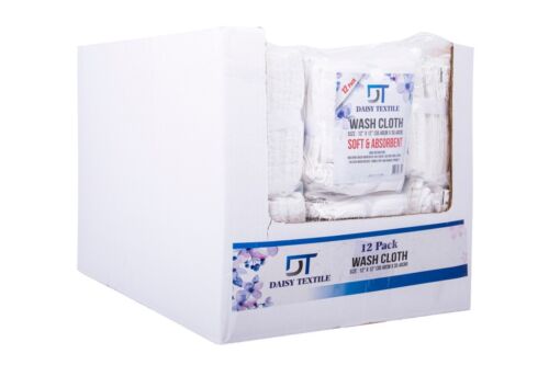 WHITE TOWELS 100% COTTON MULTIPURPOSE CLEANING FOR COMMERCIAL 33X 33CM