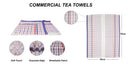 Kitchen Tea Towels JUMBO Size 50x70cm Commercial Grade Heavy Duty 100% Cotton