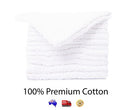 WHITE TOWELS 100% COTTON MULTIPURPOSE CLEANING FOR COMMERCIAL 33X 33CM