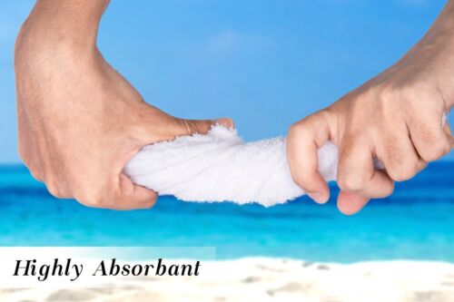 WHITE TOWELS 100% COTTON MULTIPURPOSE CLEANING FOR COMMERCIAL 33X 33CM
