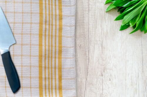 LARGE Tea Towel Kitchen Dish Towels 100% Cotton Absorbent Cleaning Cloth 50x70C