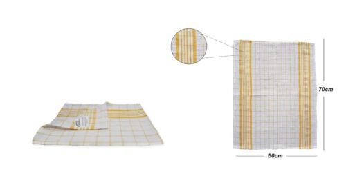 LARGE Tea Towel Kitchen Dish Towels 100% Cotton Absorbent Cleaning Cloth 50x70C
