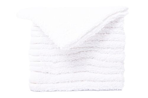 WHITE TOWELS 100% COTTON MULTIPURPOSE CLEANING FOR COMMERCIAL 33X 33CM