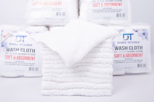 WHITE TOWELS 100% COTTON MULTIPURPOSE CLEANING FOR COMMERCIAL 33X 33CM