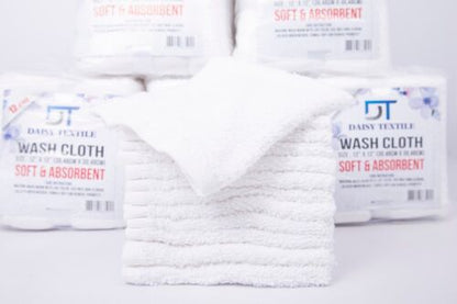 WHITE TOWELS 100% COTTON MULTIPURPOSE CLEANING FOR COMMERCIAL 33X 33CM